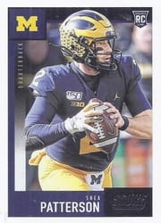 2020 Score Base Set Shea Patterson #366 card