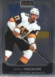 2021-22 O-Pee-Chee Platinum Base Set Shea Theodore #91 card