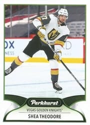 2021-22 Parkhurst Base Set Shea Theodore #70 card