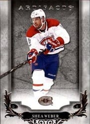 2018-19 Upper Deck Artifacts Base Set Shea Weber #30 card