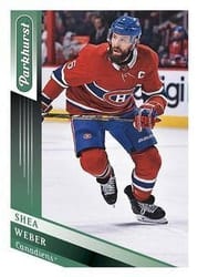 2019-20 Parkhurst Base Set Shea Weber #74 card
