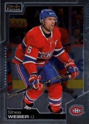 2020-21 O-Pee-Chee Platinum Base Set Shea Weber #23 card