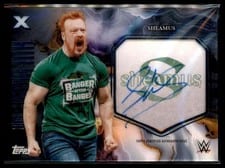 2025 Topps Exalted WWE Wrestling Insignia Ink Sheamus #INI-SHS card