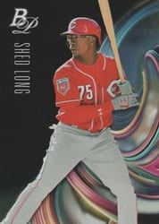 2018 Bowman Platinum Top Prospects Shed Long #TOP-67 card