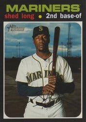 2020 Topps Heritage Base Set Shed Long #20 card