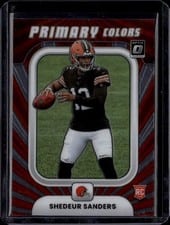 2025 Donruss Optic Rookie Primary Colors Shedeur Sanders #19 card