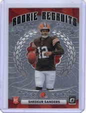 2025 Donruss Optic Rookie Recruits Shedeur Sanders #20 card
