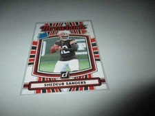 2025 Donruss Rated Rookie Throwback Shedeur Sanders #2 card