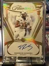 2025 Panini Flawless Rookie Gems Signatures Shedeur Sanders #1 card