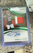 2025 Panini Immaculate Rookie Patch Autographs Shedeur Sanders #101 card