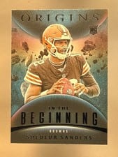 2025 Panini Origins In the Beginning Shedeur Sanders #2 card