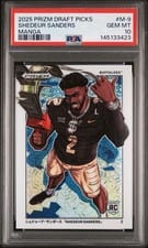 2025 Panini Prizm Draft Picks Manga Shedeur Sanders #9 card