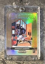 2025 Panini Prizm Draft Picks On Campus Shedeur Sanders #9 card