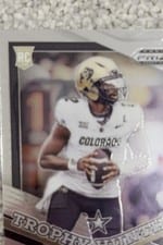 2025 Panini Prizm Draft Picks Trophy Hunting Shedeur Sanders #18 card