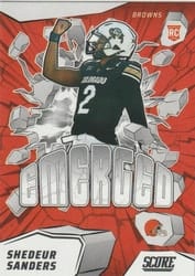 2025 Score Emerged Shedeur Sanders #6 card