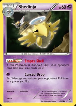 2012 Dragons Exalted Shedinja #48 card
