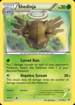 Roaring Skies Shedinja #11 card