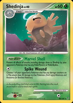 Supreme Victors Shedinja #44 card