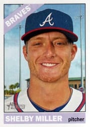 2015 Topps Heritage Base Set Shelby Miller #387 card