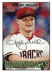 2016 Topps Heritage Base Set Shelby Miller #464 card