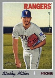 2019 Topps Heritage Base Set Shelby Miller #686 card