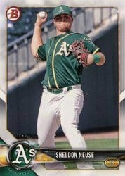 2018 Bowman Draft Base Set Sheldon Neuse #BD-123 card