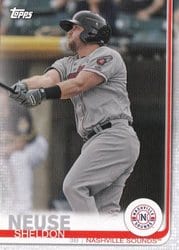 2019 Topps Pro Debut Base Set Sheldon Neuse #55 card