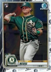 2020 Bowman Chrome Base Set Sheldon Neuse #30 card
