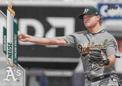 2020 Topps Base Set Sheldon Neuse #699b card