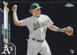 2020 Topps Chrome Base Set Sheldon Neuse #61 card