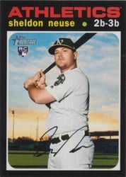 2020 Topps Heritage Base Set Sheldon Neuse #539 card