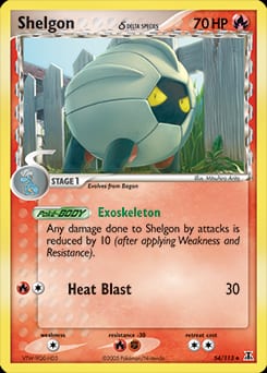 Delta Species Shelgon δ #54 card