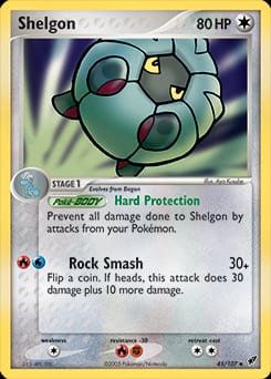 Deoxys Shelgon #45 card