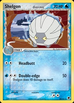 2006 Dragon Frontiers Shelgon δ #38 card