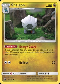 Dragon Majesty Shelgon #43 card
