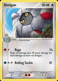 Power Keepers Shelgon #39 card