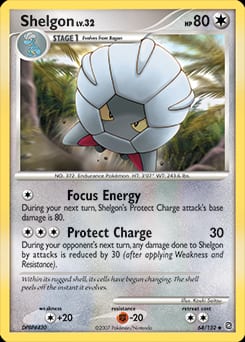 Secret Wonders Shelgon #64 card