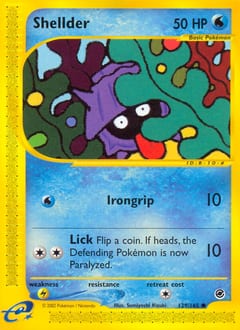 Expedition Base Set Shellder #129 card