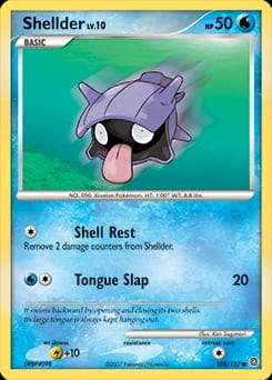Secret Wonders Shellder #105 card
