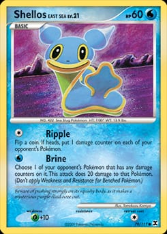 Rising Rivals Shellos East Sea #79 card