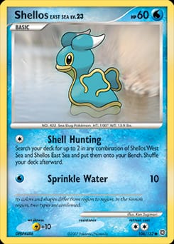 Secret Wonders Shellos East Sea #106 card