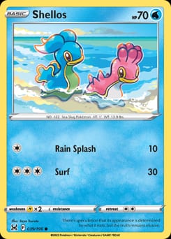 Lost Origin Shellos #39 card