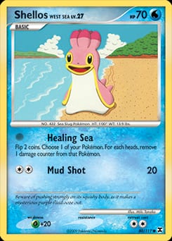 Rising Rivals Shellos West Sea #80 card