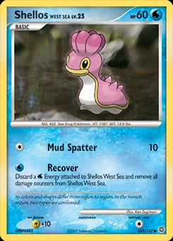 Secret Wonders Shellos West Sea #107 card