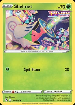 Fusion Strike Shelmet #13 card