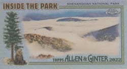 2022 Topps Allen & Ginter Chrome Inside the Park Minis Shenandoah National Park #ITP-18 card