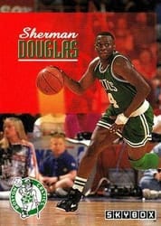 1992-93 SkyBox Base Set Sherman Douglas #12 card