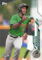 2020 Topps Pro Debut Base Set Sherten Apostel #PD-61 card