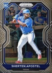2021 Panini Prizm Base Set Sherten Apostel #110 card
