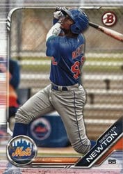 2019 Bowman Draft Base Set Shervyen Newton #BD-169 card